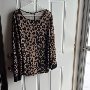 Leopard Print Women's Top